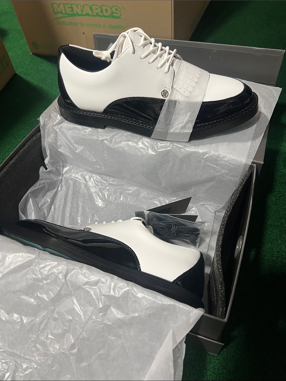 G/Fore limited edition derby kiltie golf shoes